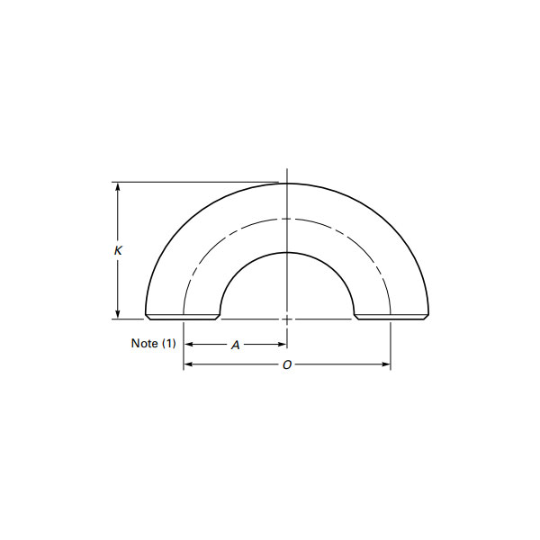 Butt Weld 180 Degree Elbow